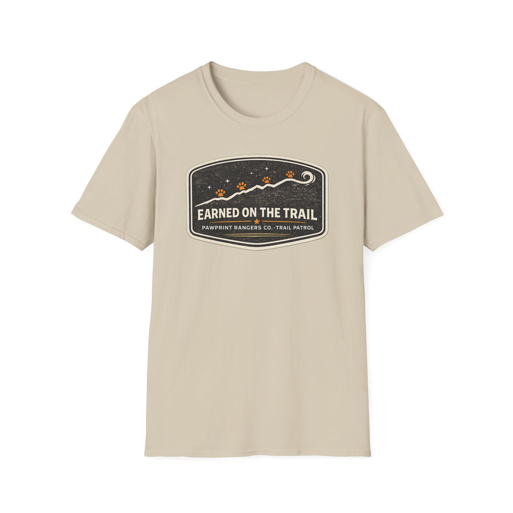 Earned On The Trail Pawprint Rangers Co. Trail Patrol T-Shirt