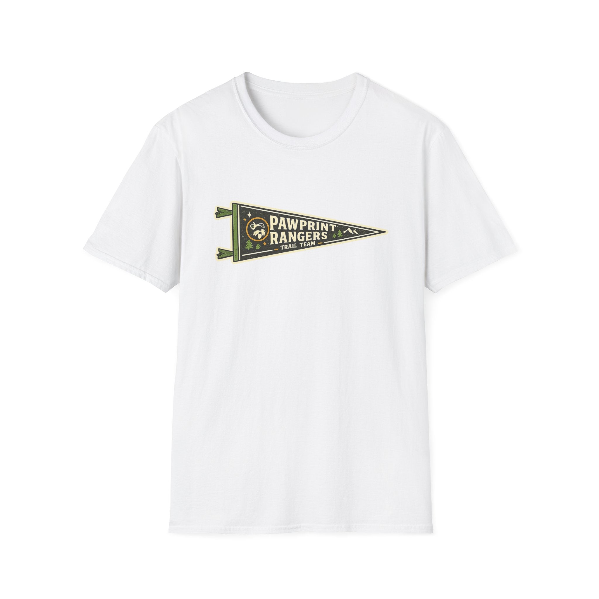 Pawprint Rangers Trail Team Banner T-Shirt
