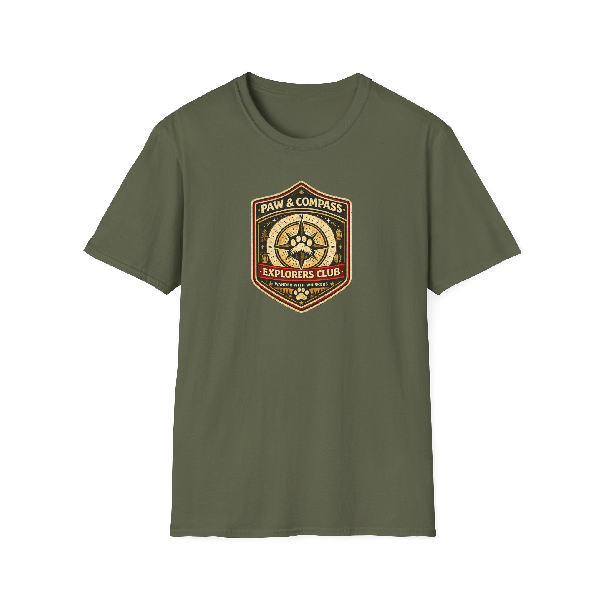 Paw & Compass Explorers Club T-Shirt