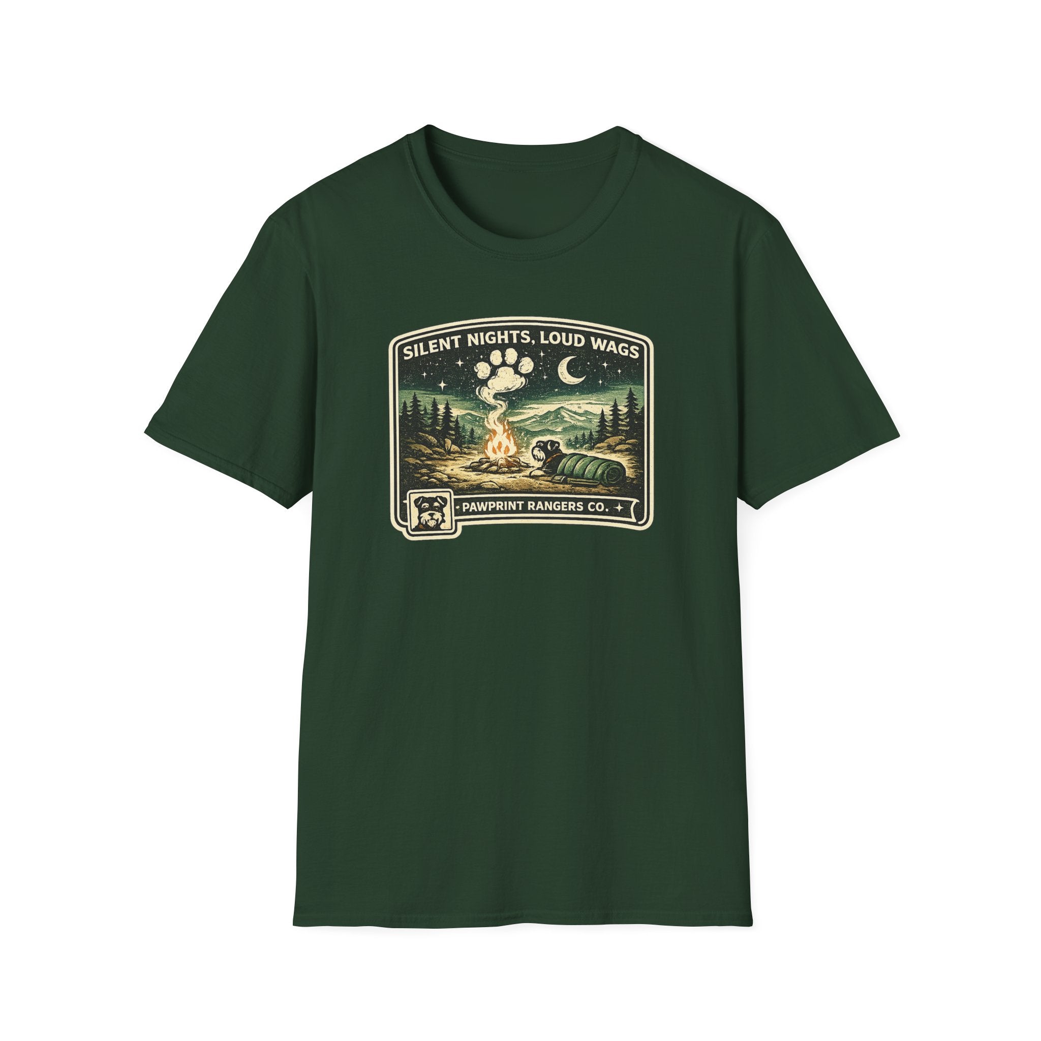 Silent Nights Loud Wags T-Shirt