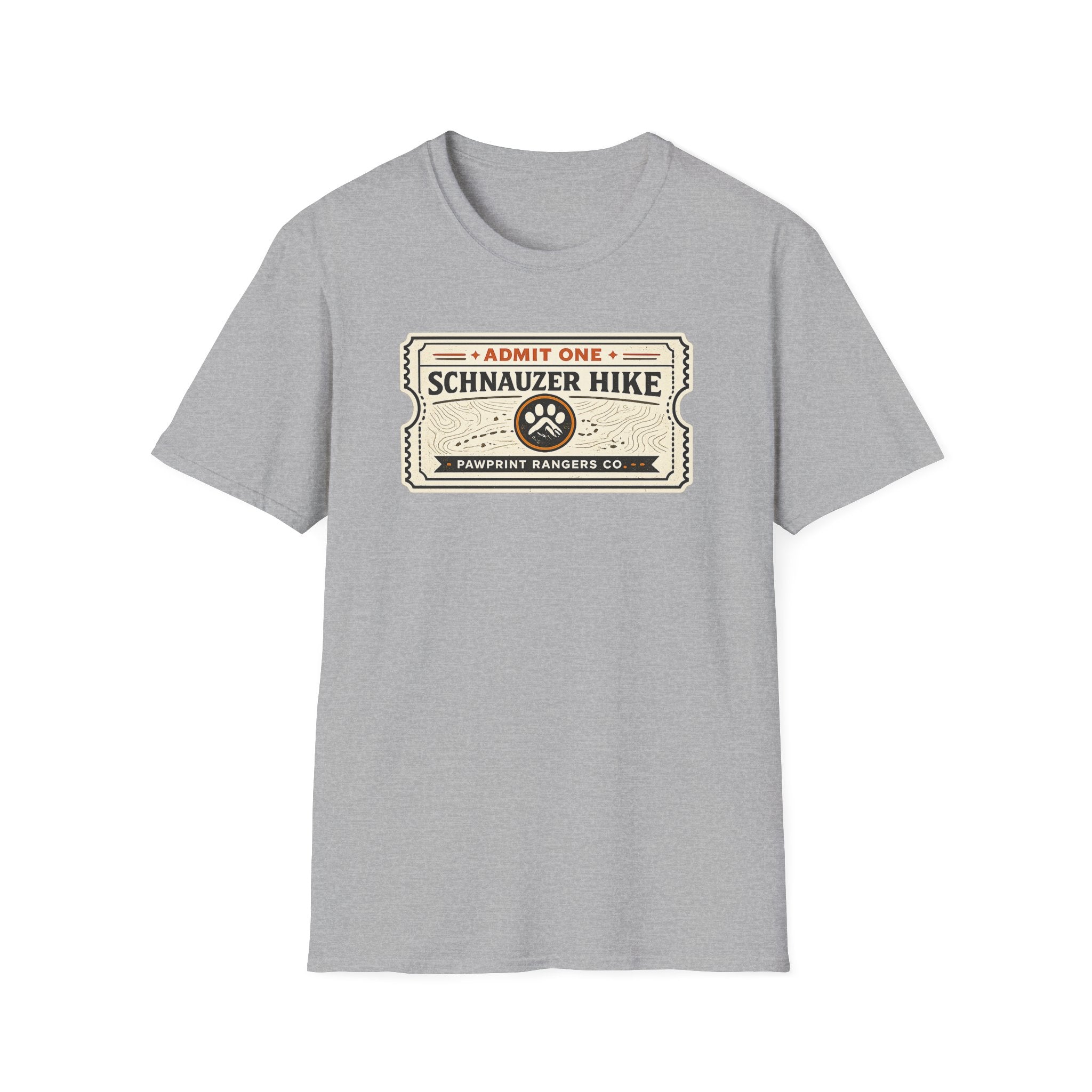 Admit One Schnauzer Hike T-Shirt