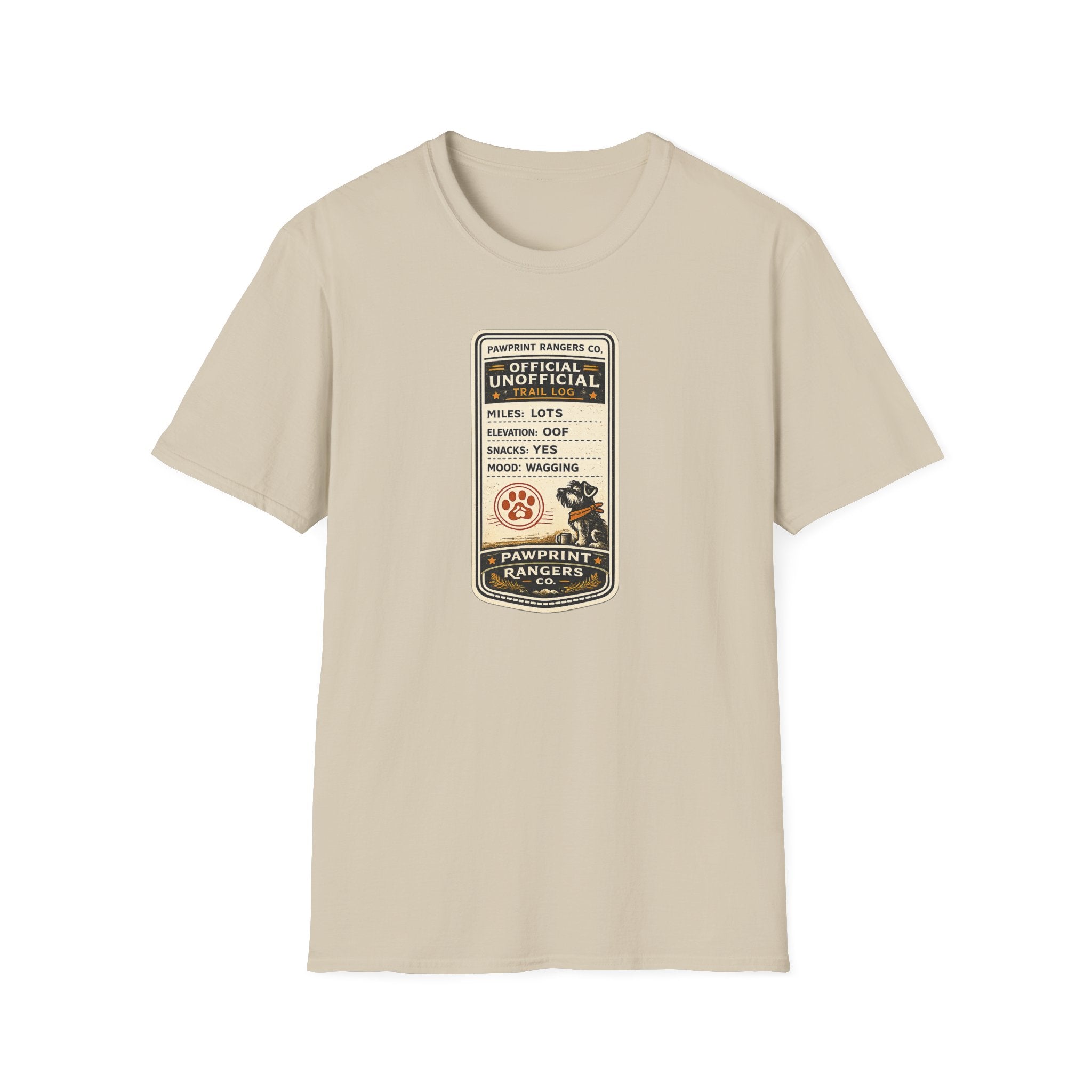 Pawprint Rangers Co Official Unofficial Trail Log T-Shirt