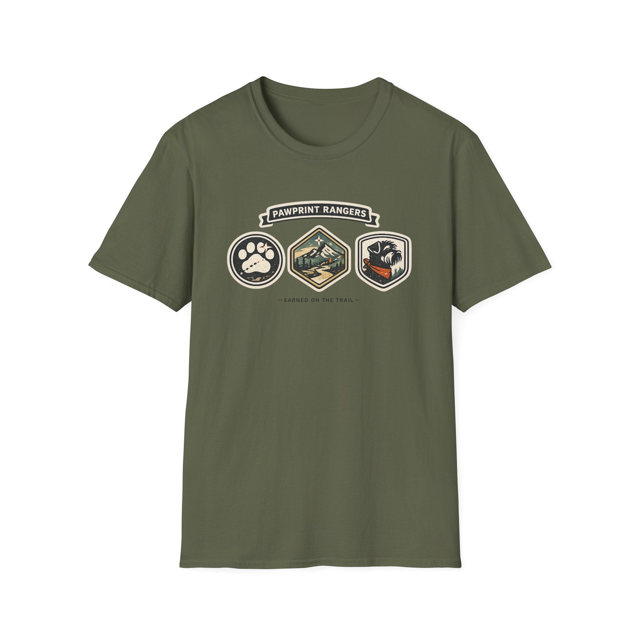Pawprint Rangers Earned On The Trails T-Shirt