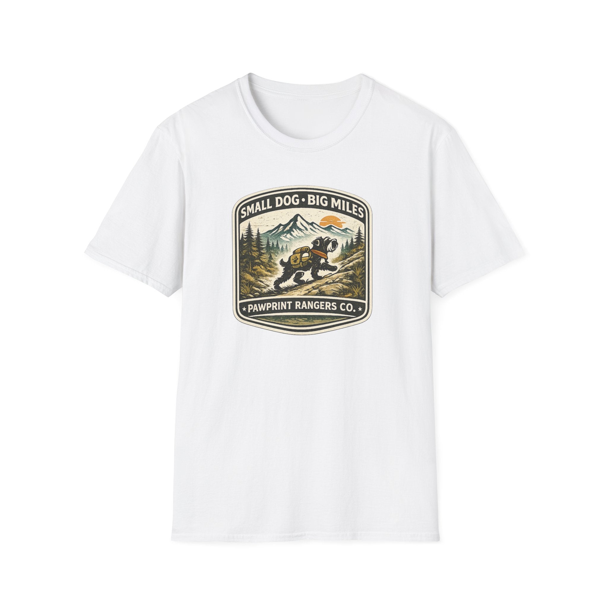 Small Dog Big Miles Pawprint Rangers Co. T-Shirt