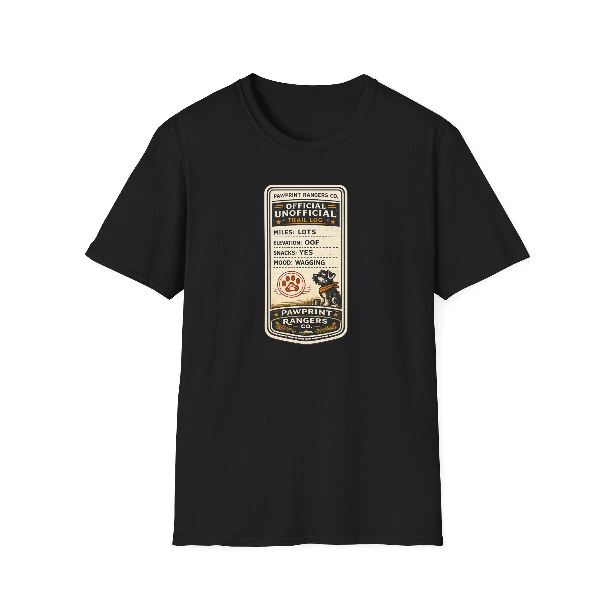 Pawprint Rangers Co Official Unofficial Trail Log T-Shirt