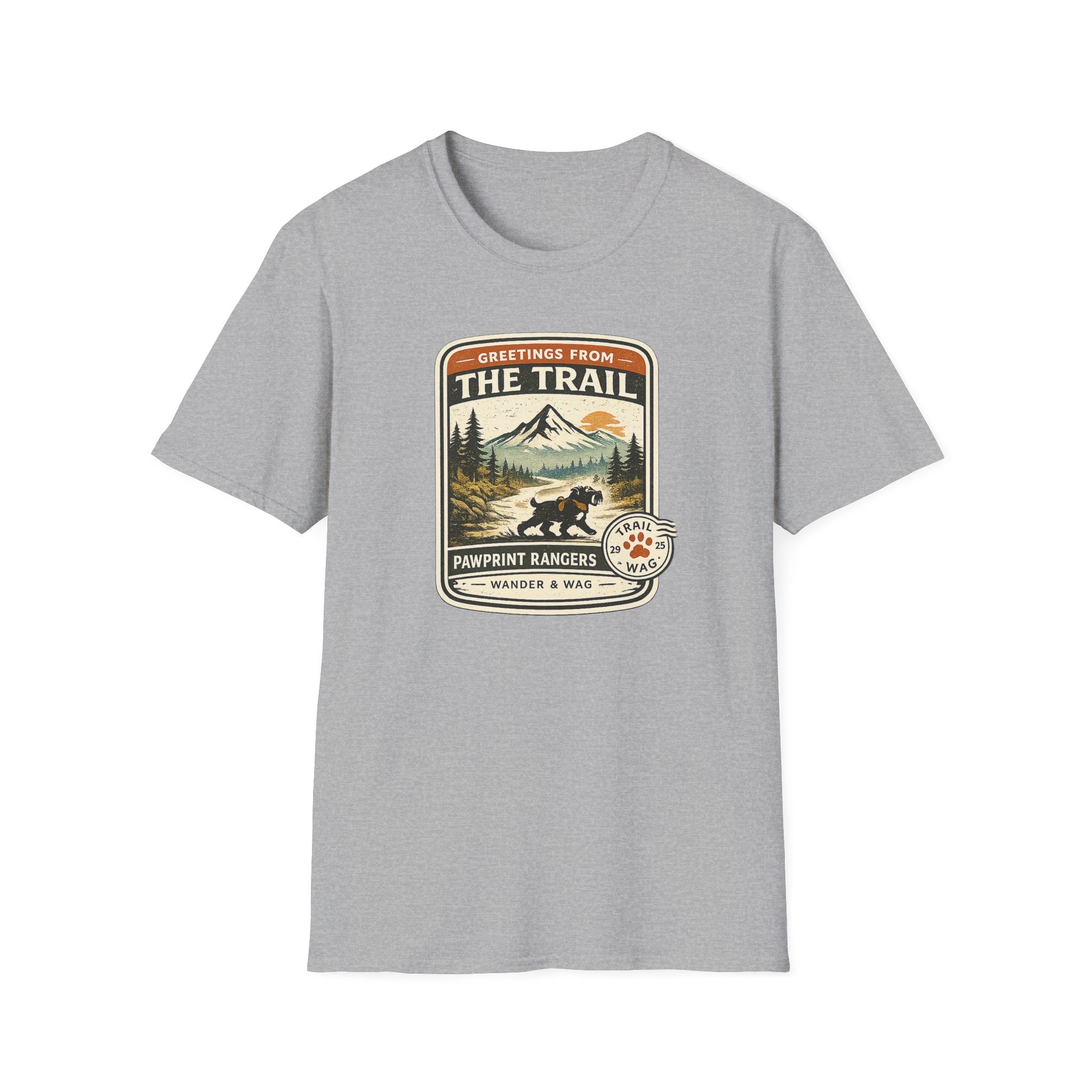 Greetings From The Trail Wander & Wag T-Shirt