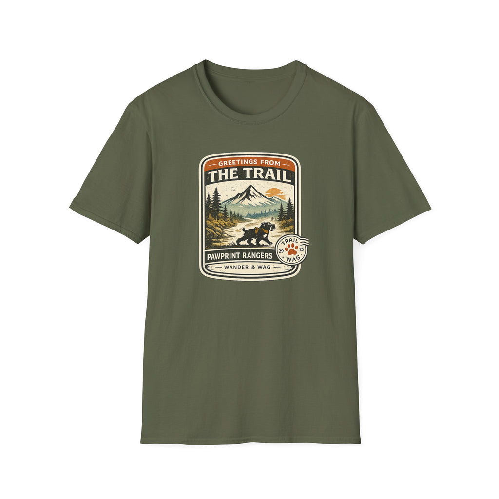 Greetings From The Trail Wander & Wag T-Shirt
