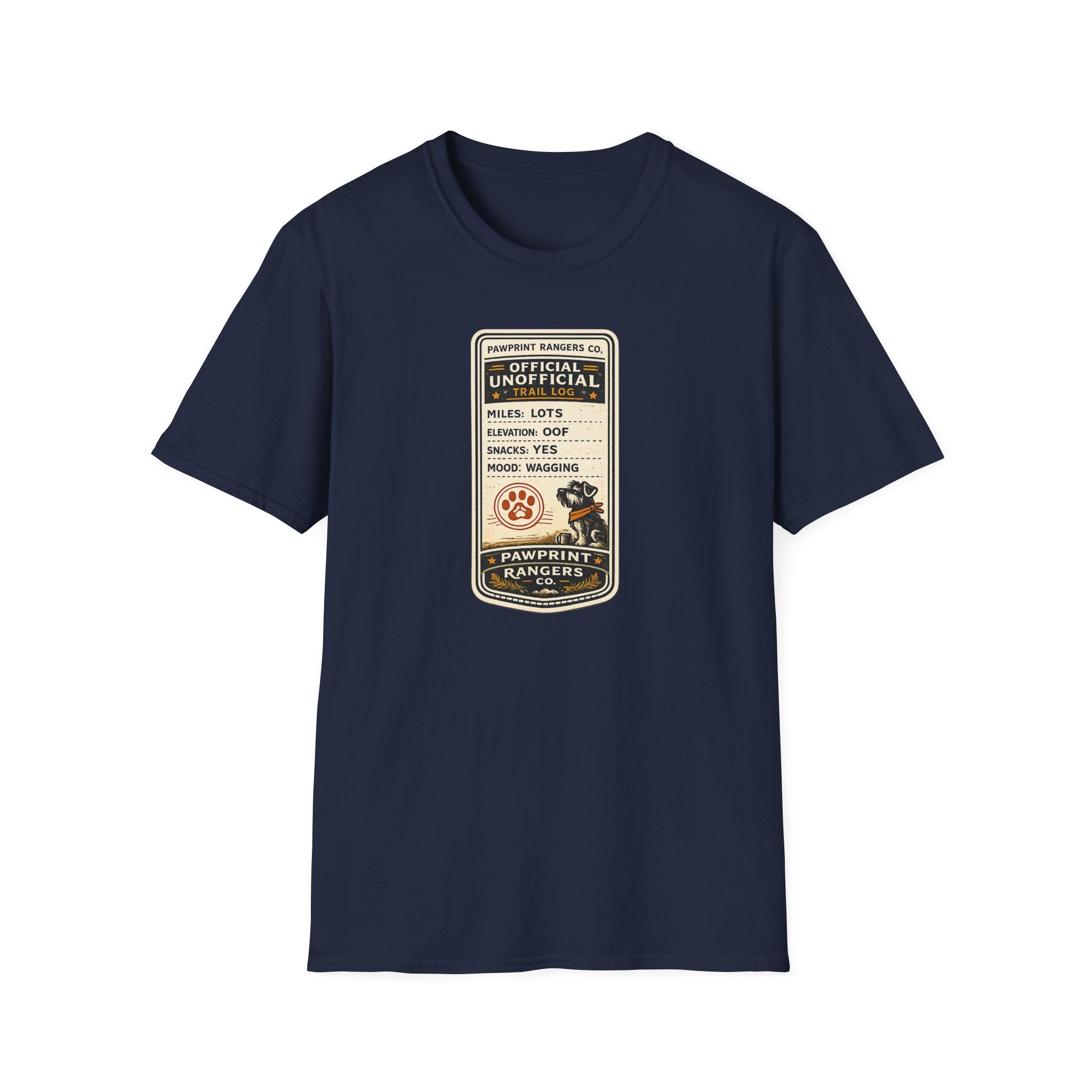 Pawprint Rangers Co Official Unofficial Trail Log T-Shirt