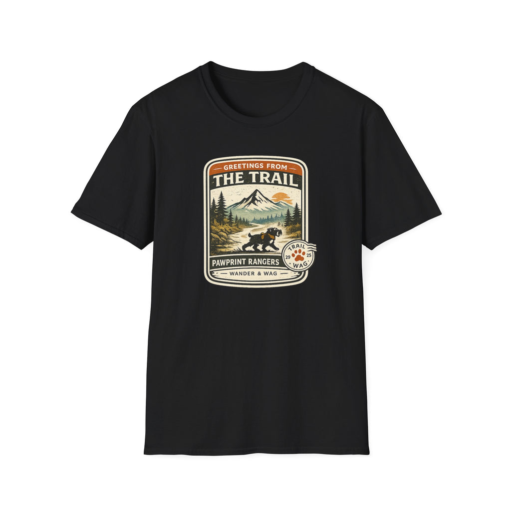 Greetings From The Trail Wander & Wag T-Shirt