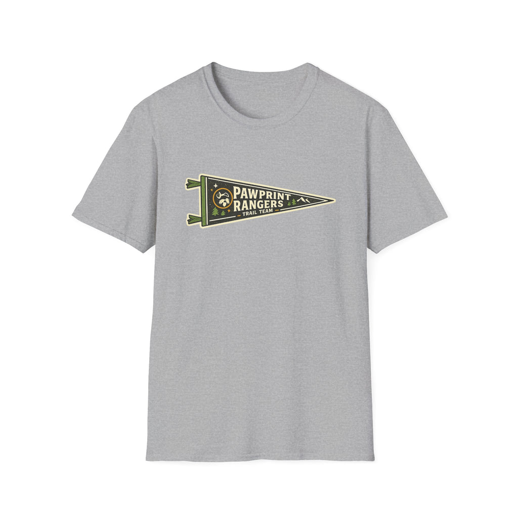 Pawprint Rangers Trail Team Banner T-Shirt