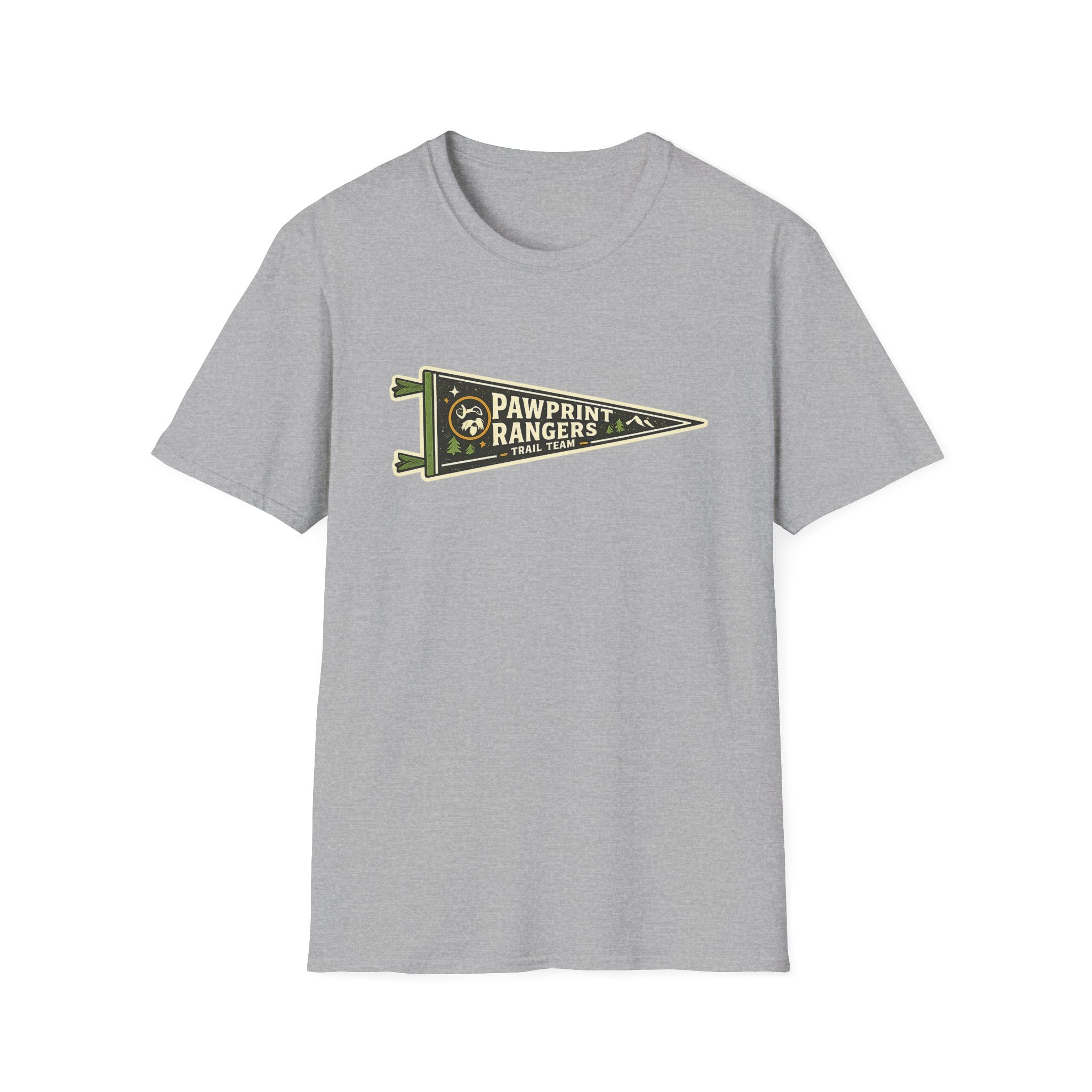 Pawprint Rangers Trail Team Banner T-Shirt