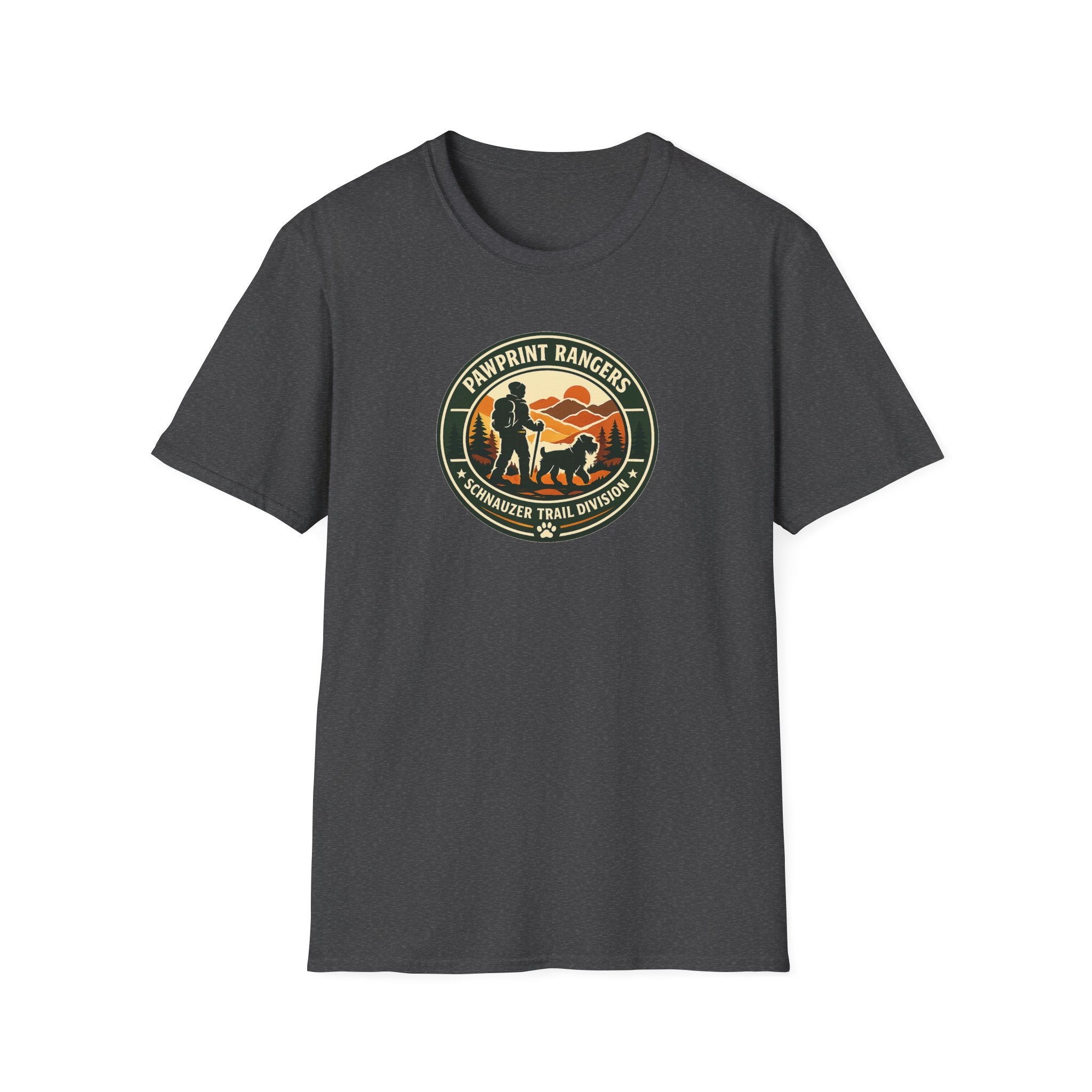 Pawprint Rangers Schnauzer Trail Division T-Shirt