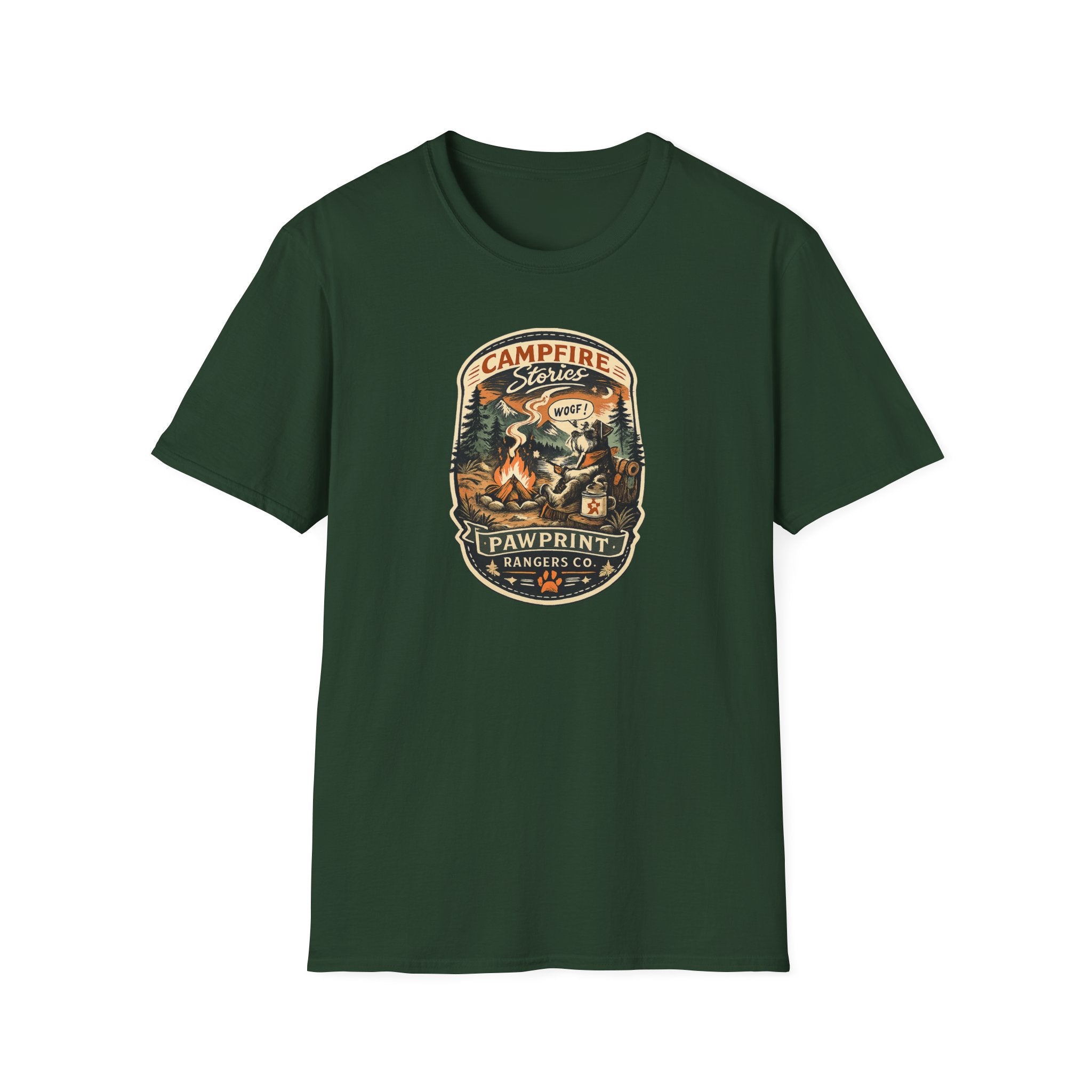 Campfire Stories Pawprint Rangers Co. T-Shirt