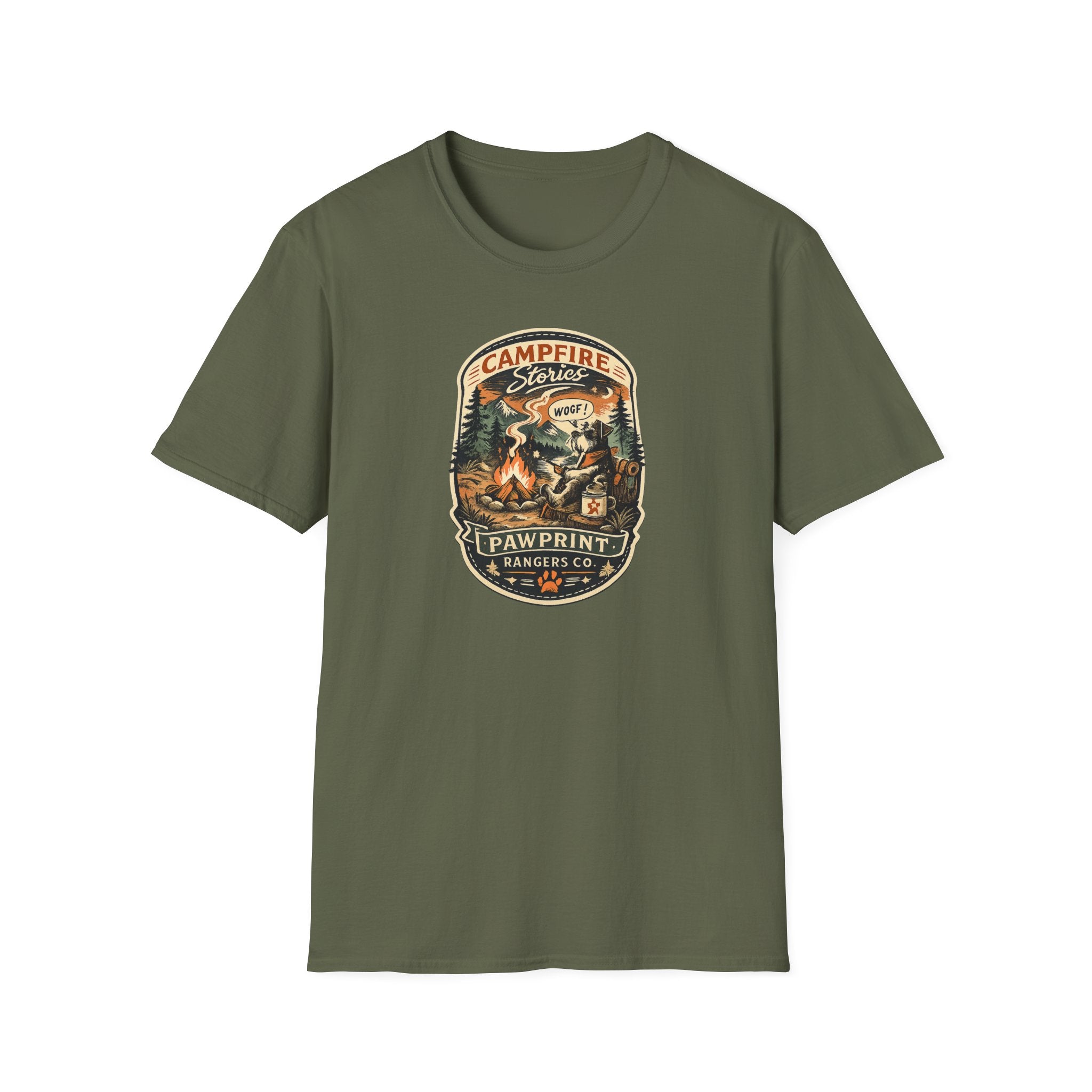 Campfire Stories Pawprint Rangers Co. T-Shirt