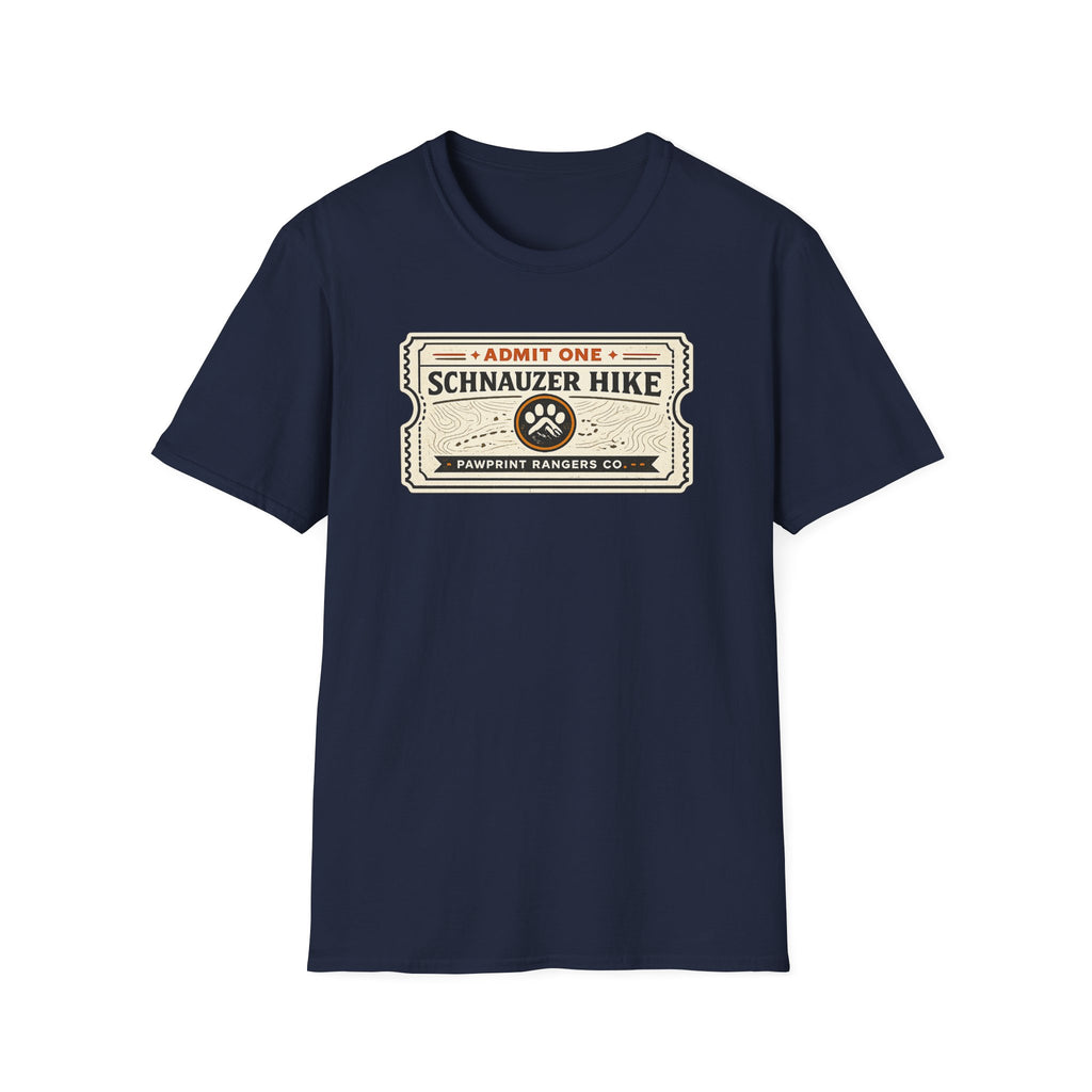 Admit One Schnauzer Hike T-Shirt
