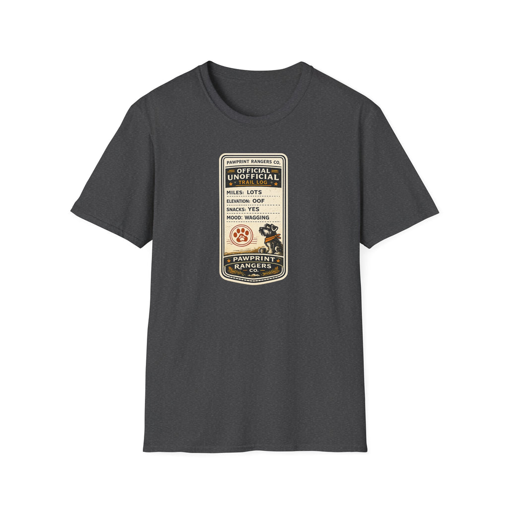 Pawprint Rangers Co Official Unofficial Trail Log T-Shirt