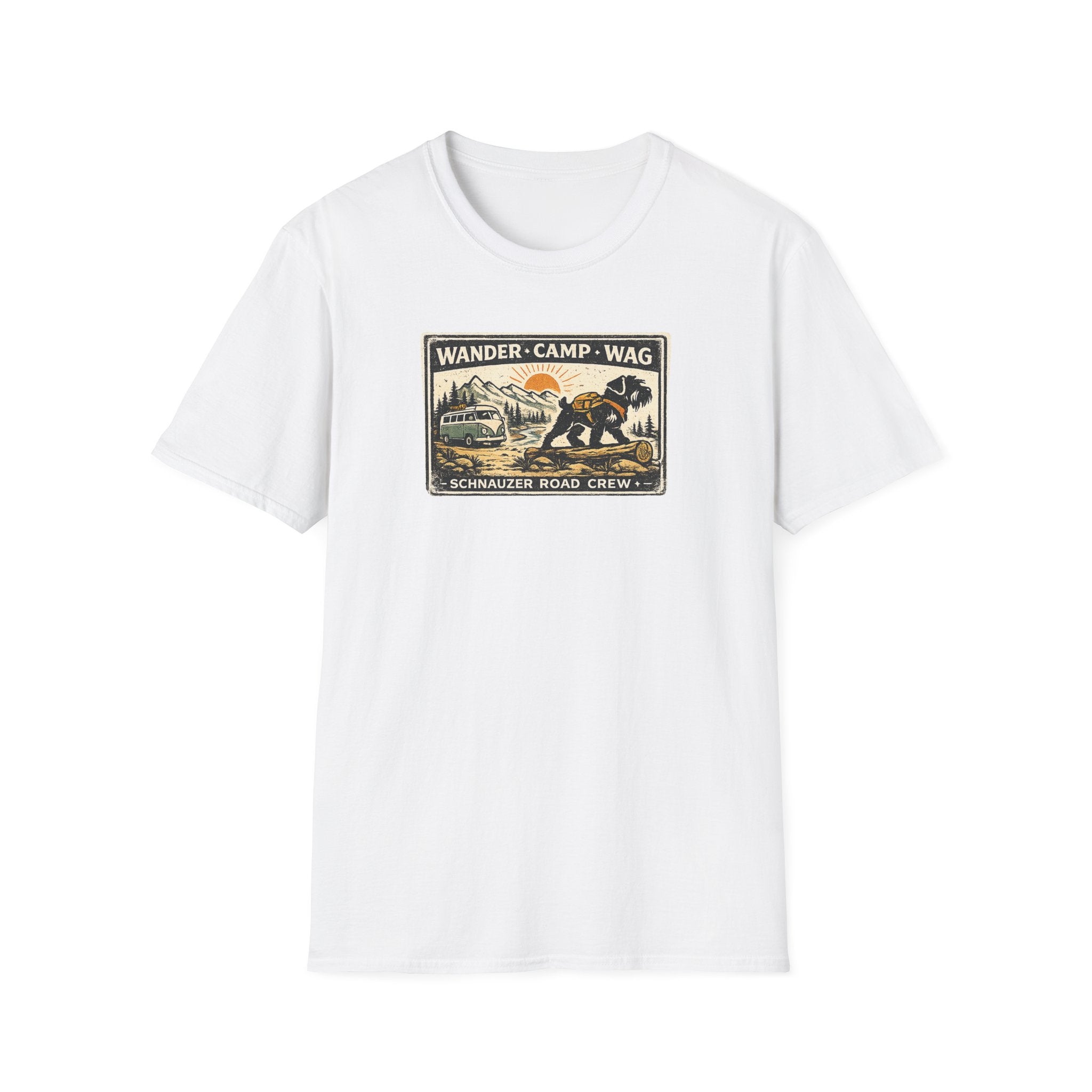Wander Camp Wag Schnauzer Road Crew T-Shirt