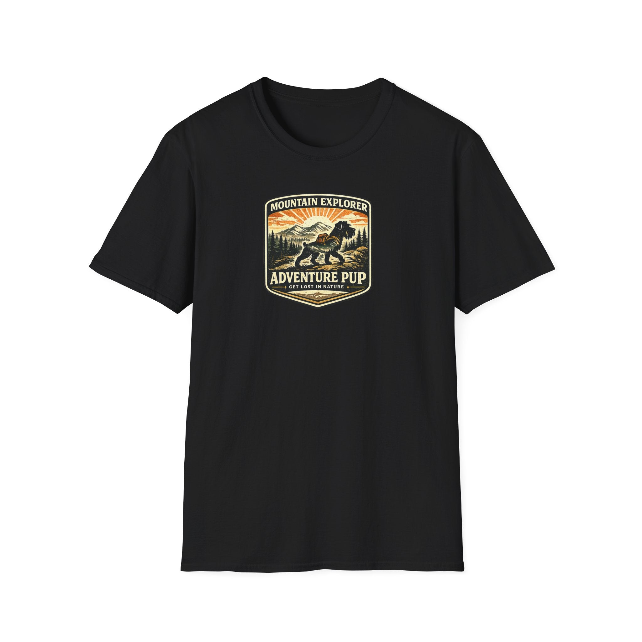 Mountain Explorer Adventure Pup Get Lost In Nature T-Shirt