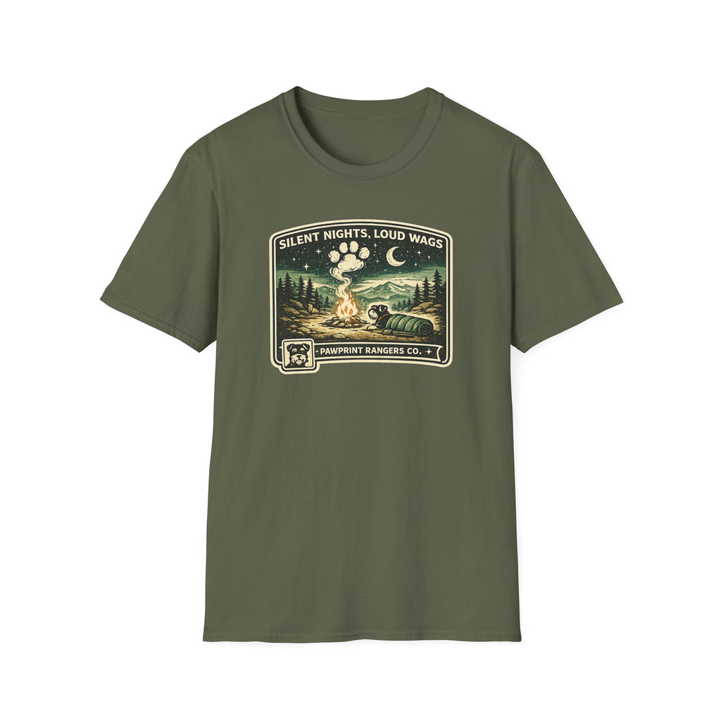 Silent Nights Loud Wags T-Shirt