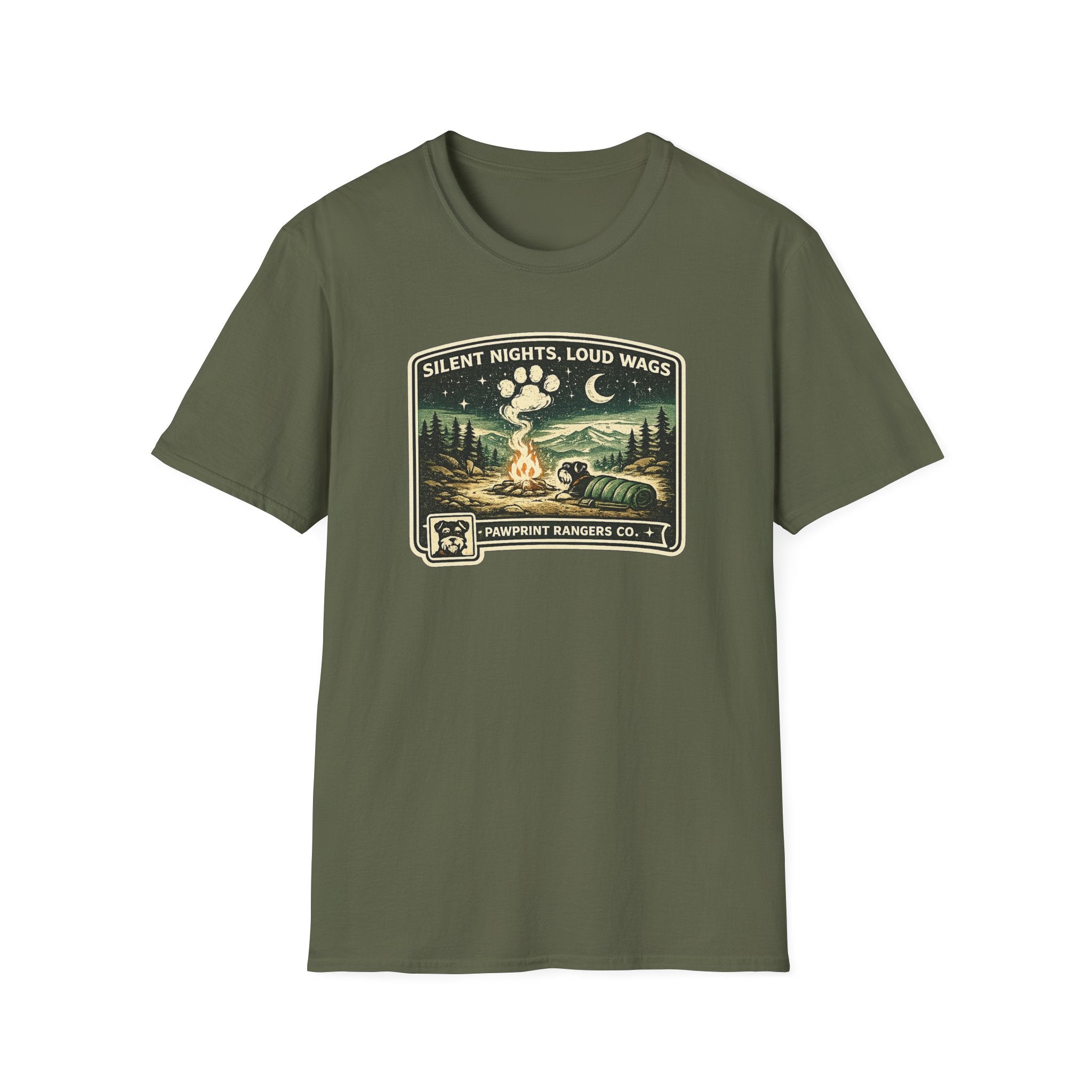 Silent Nights Loud Wags T-Shirt