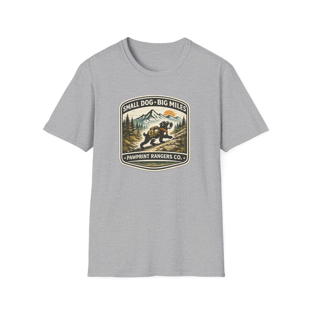 Small Dog Big Miles Pawprint Rangers Co. T-Shirt
