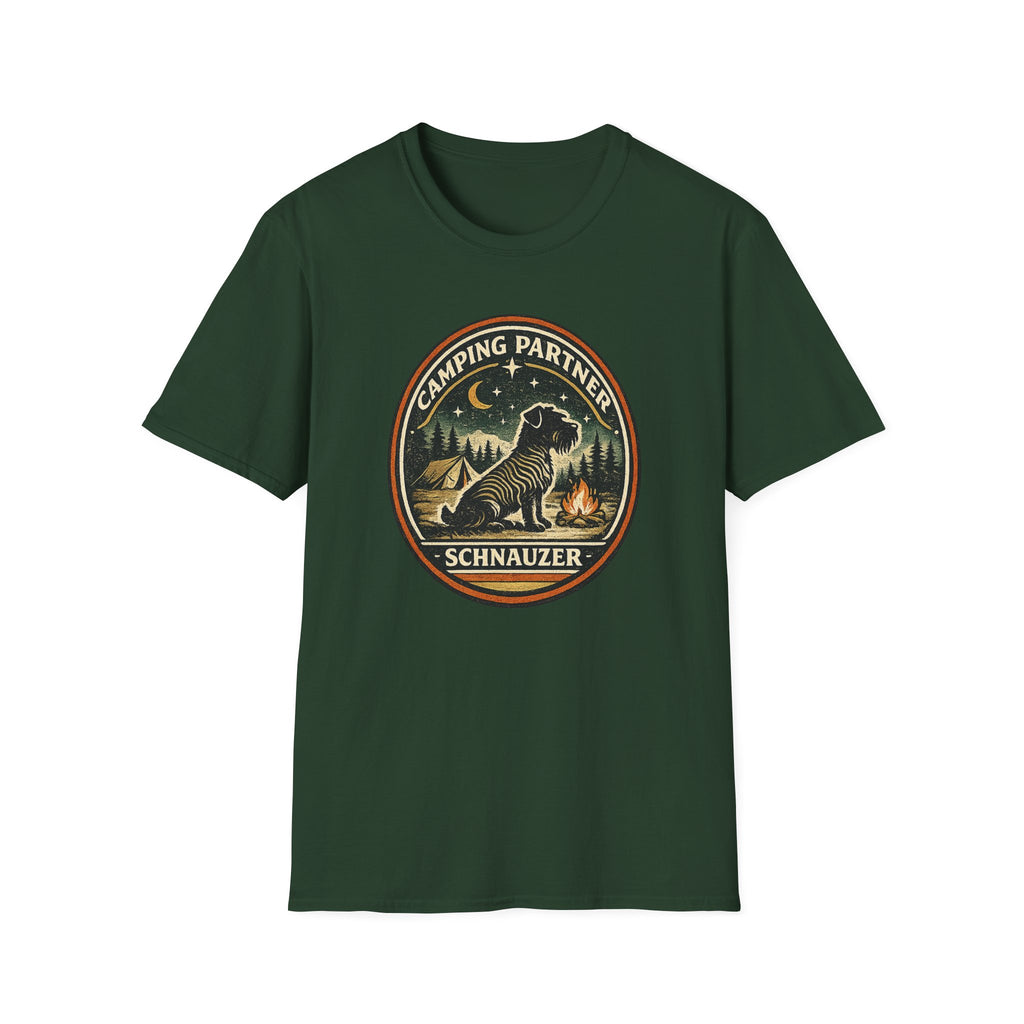Camping Partner Schnauzer T-Shirt