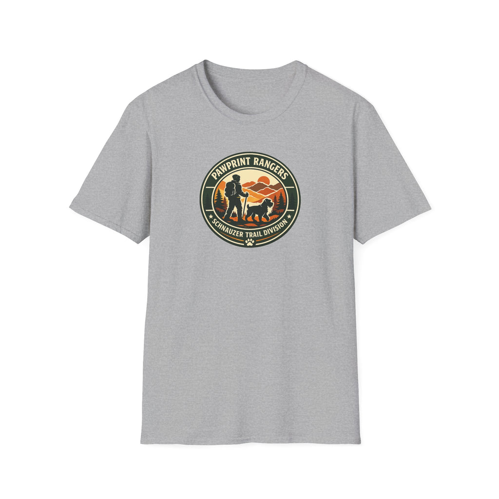Pawprint Rangers Schnauzer Trail Division T-Shirt