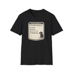 Pawprint Rangers Co. Trailhead Checklist T-Shirt