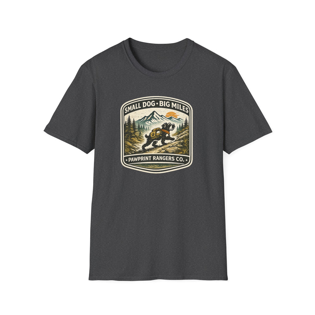 Small Dog Big Miles Pawprint Rangers Co. T-Shirt