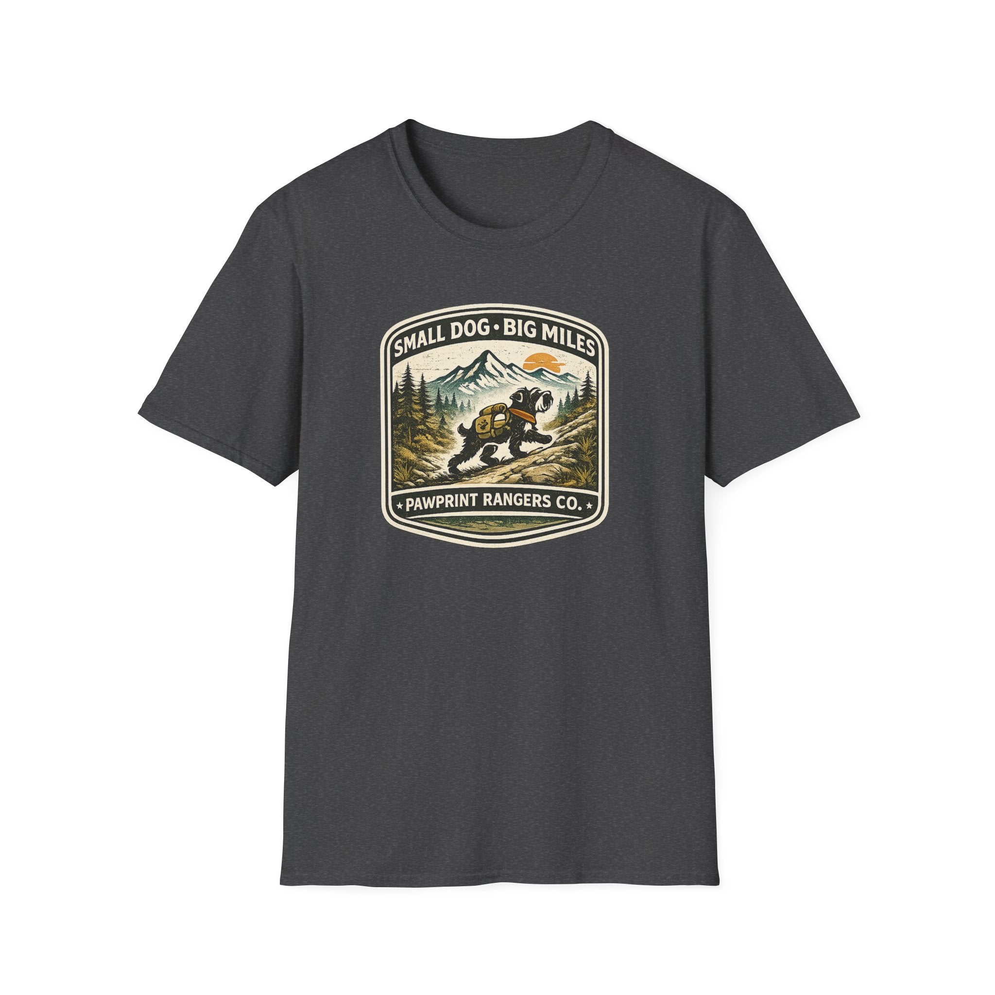 Small Dog Big Miles Pawprint Rangers Co. T-Shirt