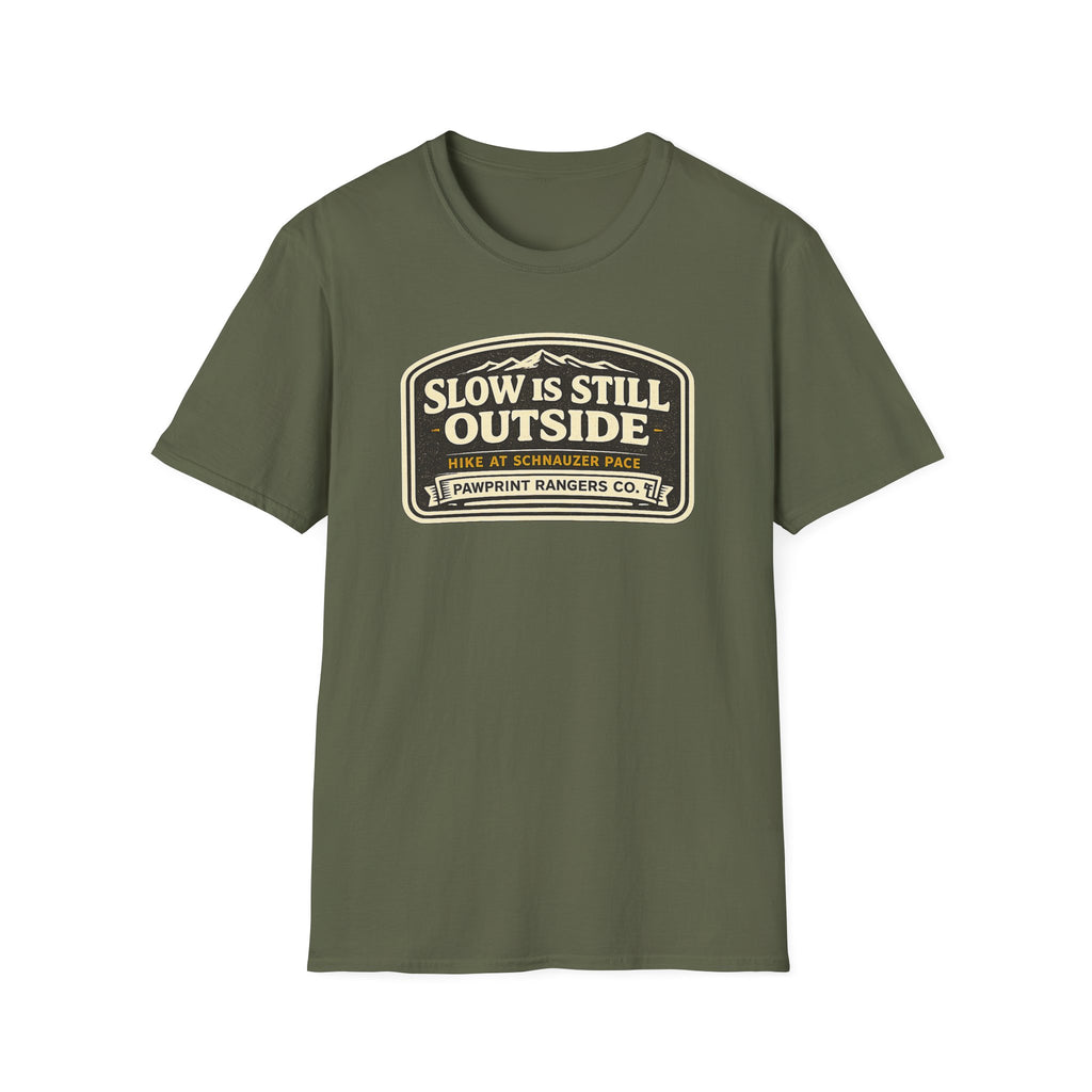 Slow Is Still Outside Pawprint Rangers T-Shirt