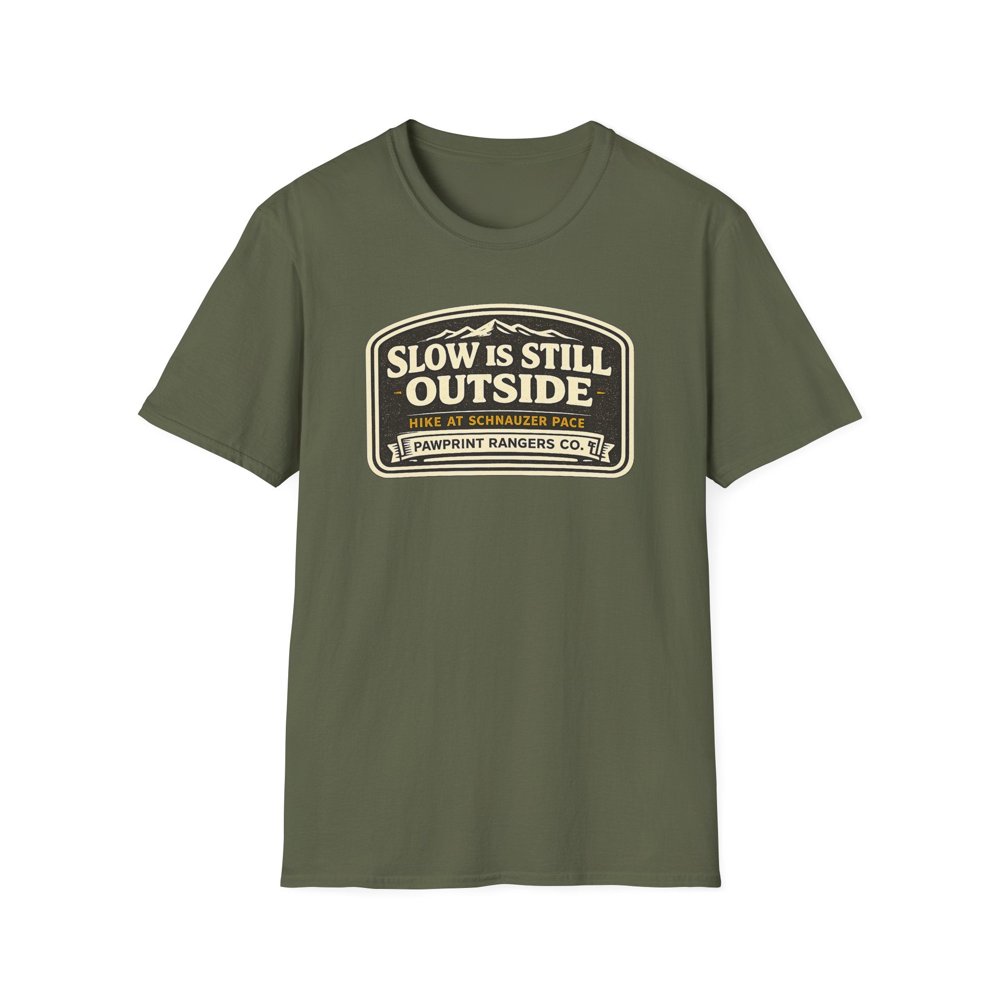 Slow Is Still Outside Pawprint Rangers T-Shirt
