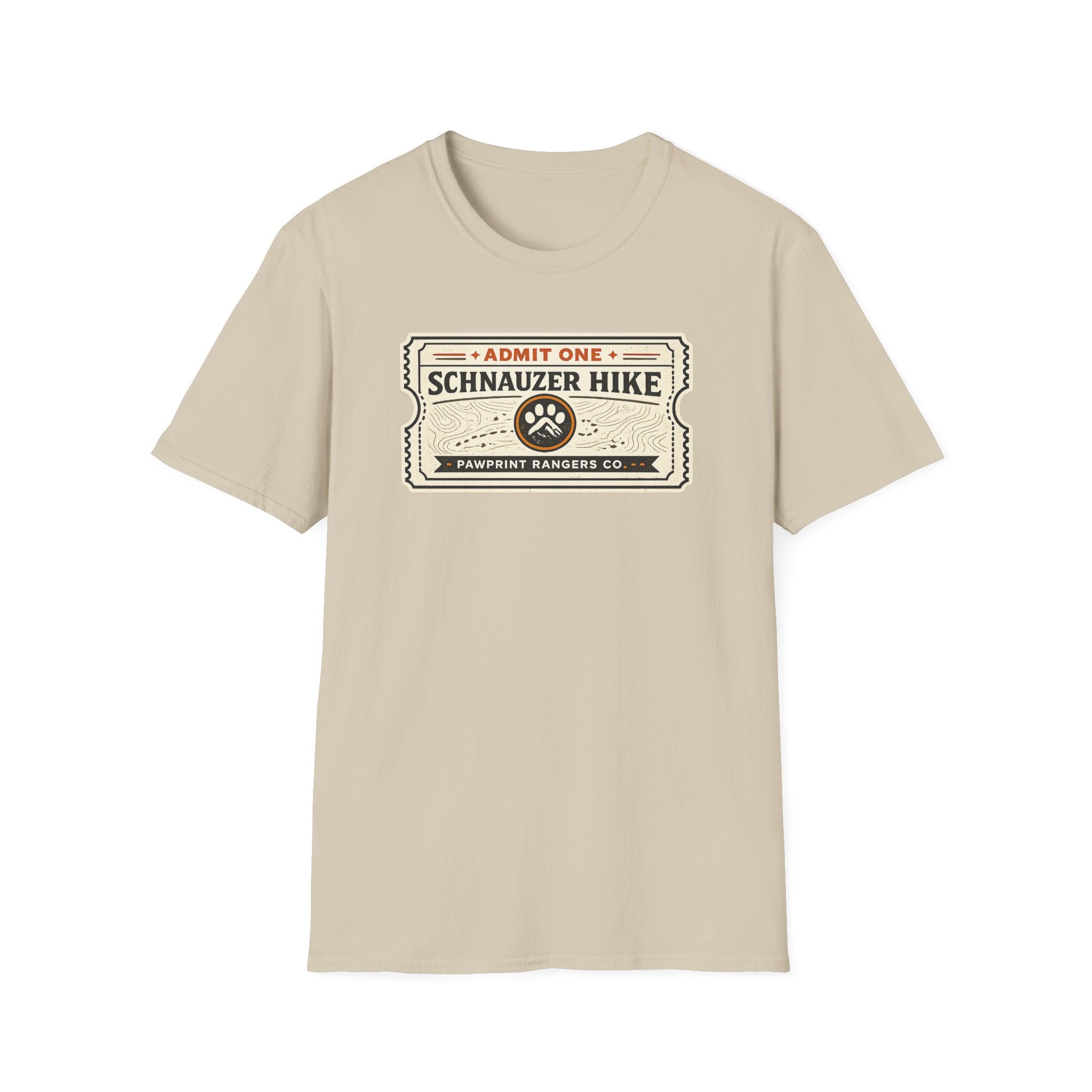 Admit One Schnauzer Hike T-Shirt