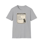 Pawprint Rangers Co. Trailhead Checklist T-Shirt