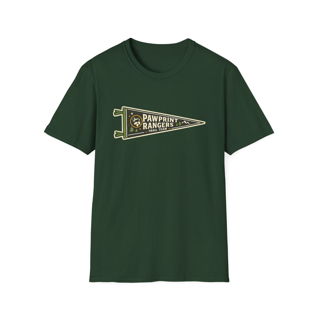 Pawprint Rangers Trail Team Banner T-Shirt