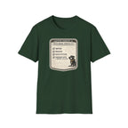 Pawprint Rangers Co. Trailhead Checklist T-Shirt
