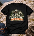 Backcountry Defender Schnauzer Hiking T-Shirt