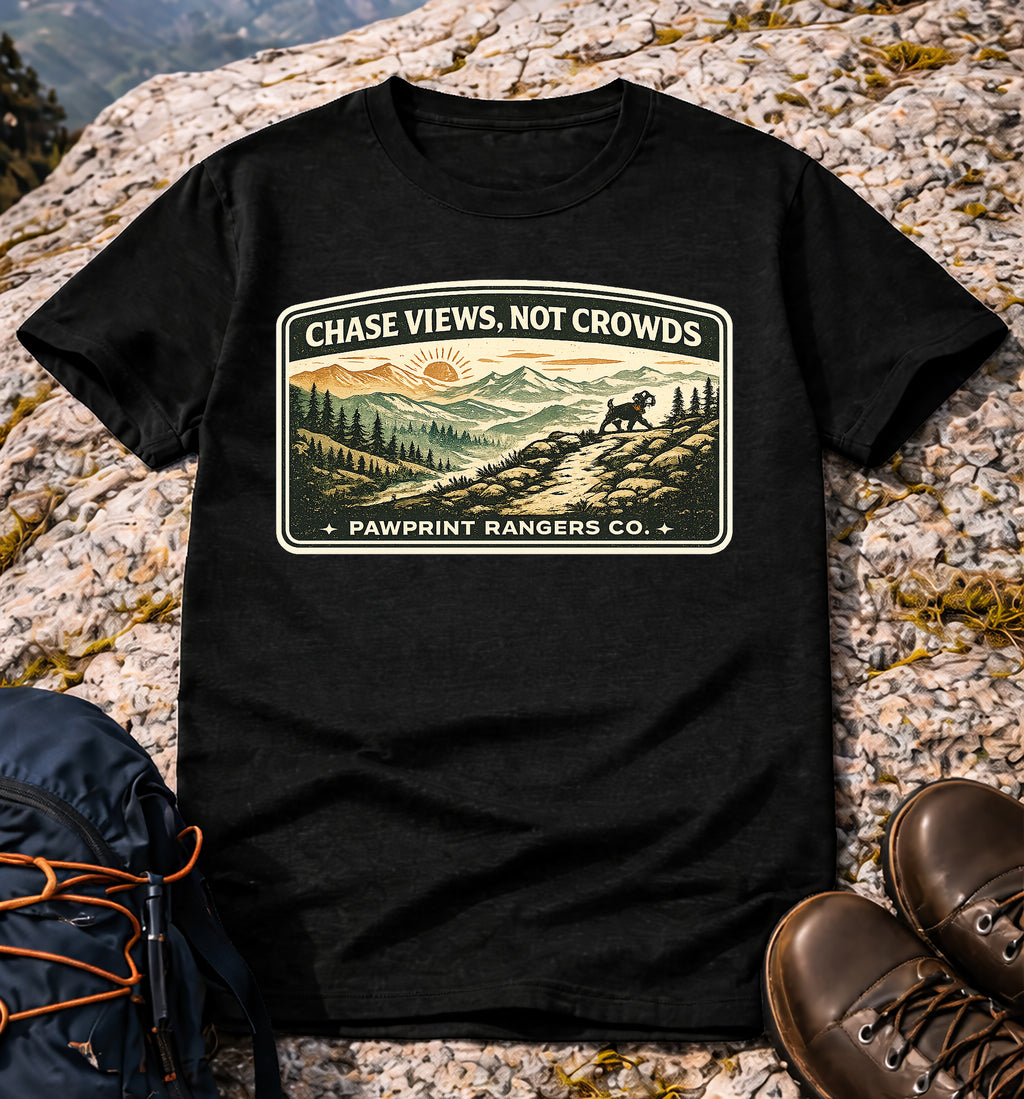 Chase Views Not Crowds T-Shirt