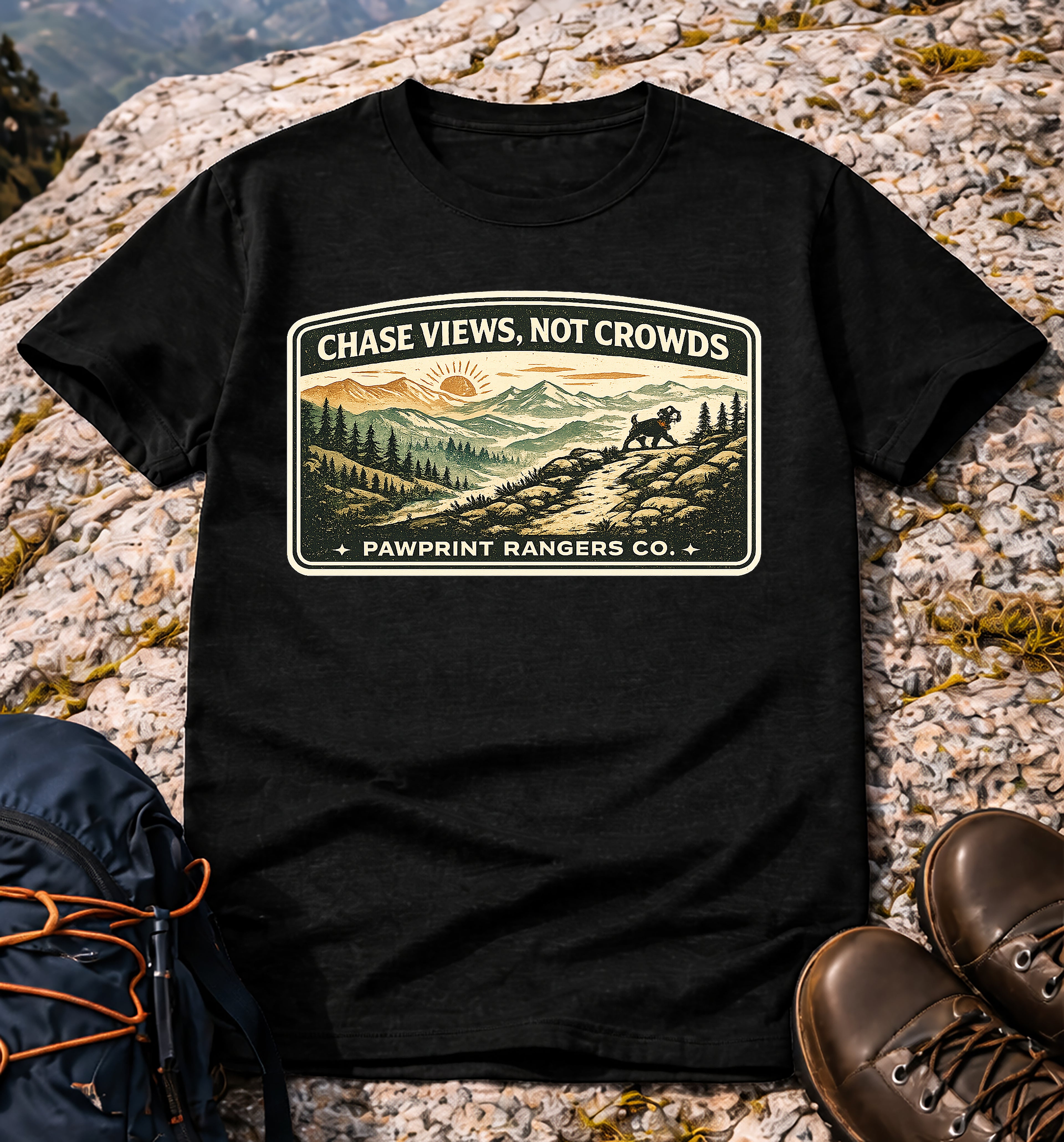 Chase Views Not Crowds T-Shirt