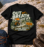Out of Breath Hiking Society T-Shirt (Pawprint Rangers Co.)