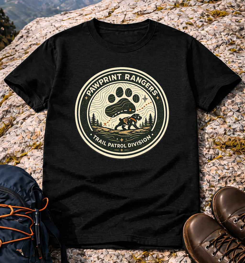 Pawprint Rangers Trail Patrol Division T-Shirt