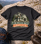 Backcountry Defender Schnauzer Hiking T-Shirt