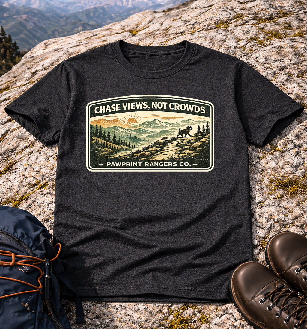 Chase Views Not Crowds T-Shirt