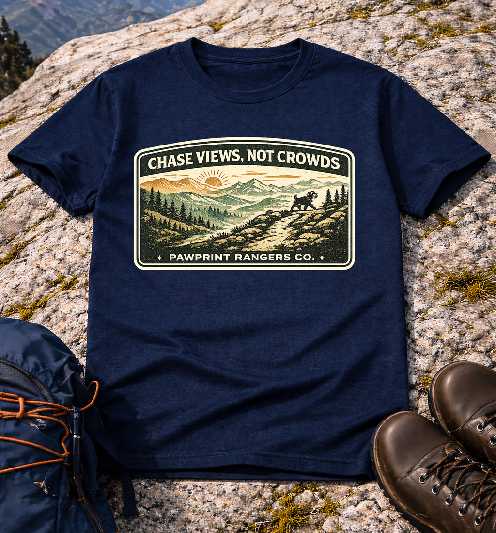 Chase Views Not Crowds T-Shirt