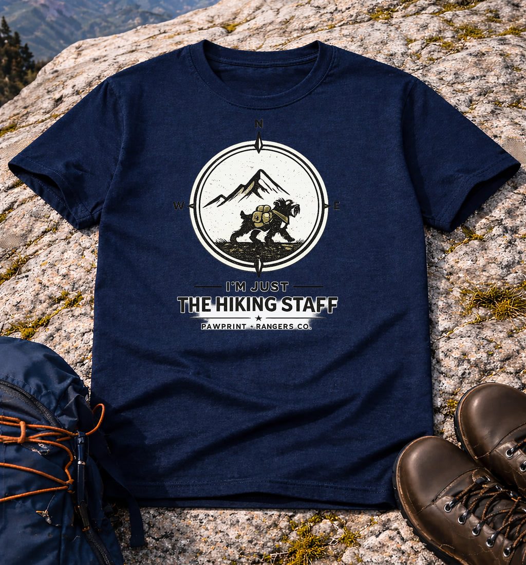 I'm Just The Hiking Staff Pawprint Rangers Co. T-Shirt