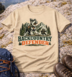 Backcountry Defender Schnauzer Hiking T-Shirt