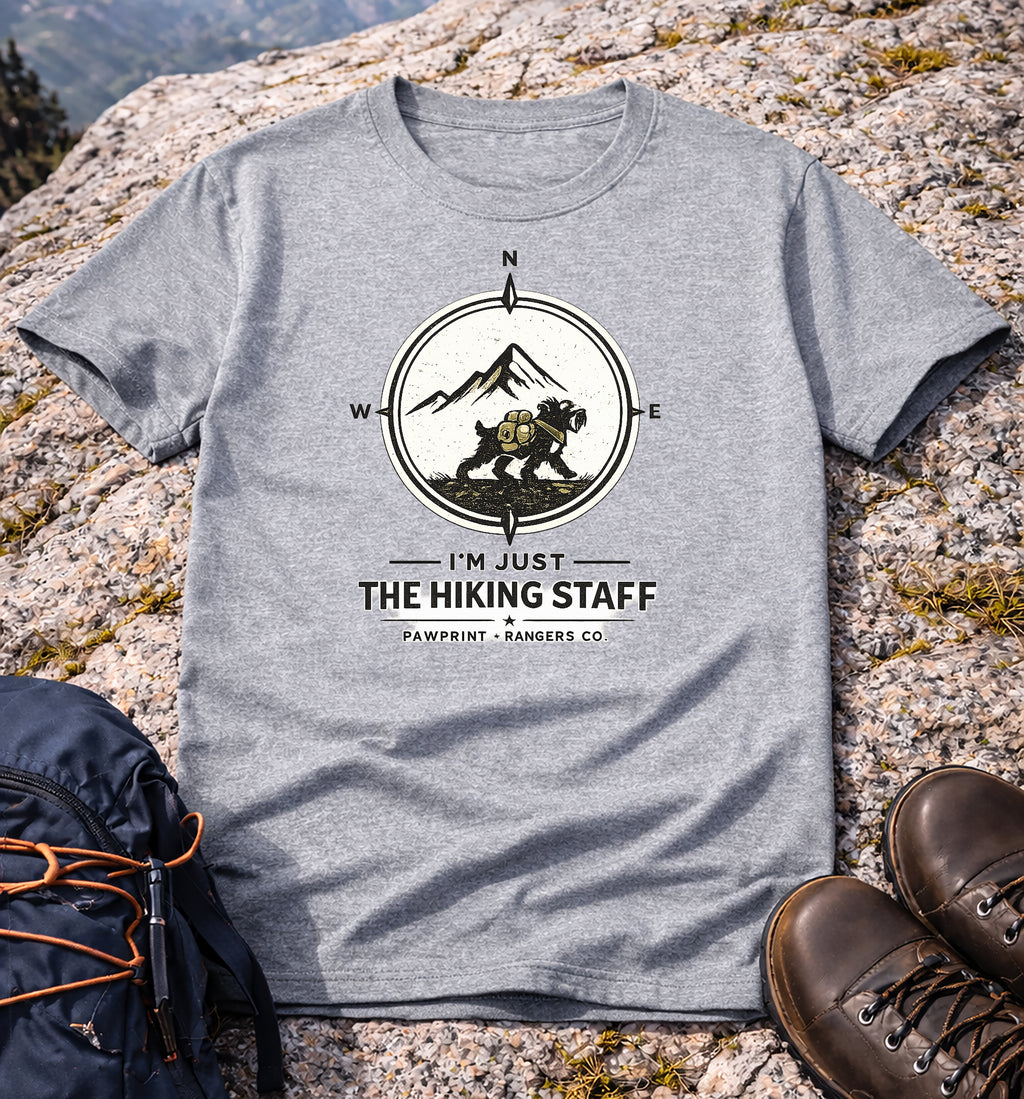 I'm Just The Hiking Staff Pawprint Rangers Co. T-Shirt