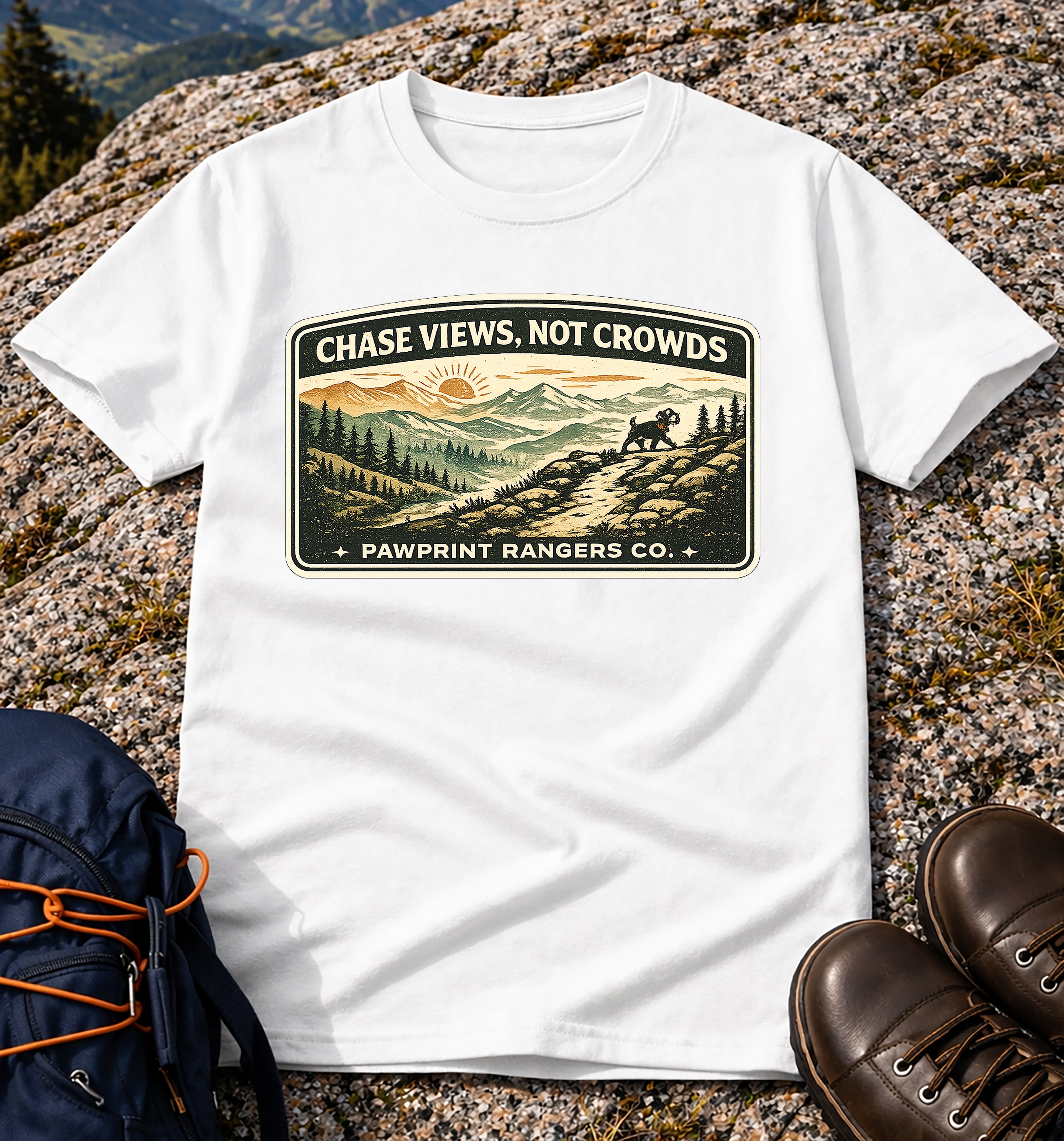 Chase Views Not Crowds T-Shirt